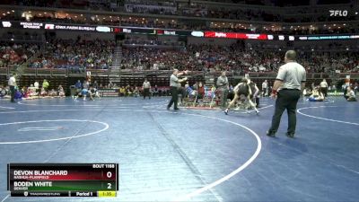 1A-144 lbs Champ. Round 2 - Devon Blanchard, Nashua-Plainfield vs Boden White, Denver