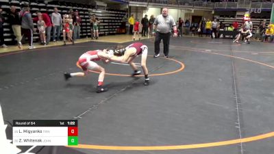 65 lbs Round Of 64 - Landry Migyanko, Trinity vs Zeke Whitenak, Johnsonburg