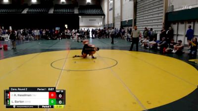 149 lbs Cons. Round 2 - Kade Haselman, Colorado State Univeristy vs Lane Barton, Wayne State