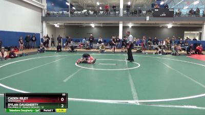 85 lbs Round 2 (6 Team) - Dylan Daugherty, Columbus St. Francis Desales vs Caden Riley, Wadsworth