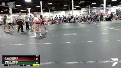 106 lbs Round 4 (6 Team) - Chase Morris, Savage WA Black vs Caden Judice, PA Alliance Red