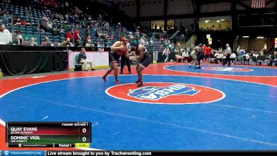 6A-285 lbs Champ. Round 1 - Dominic Vigil, Lee County vs Quay Evans, Glynn Academy