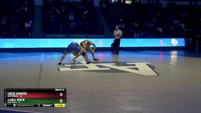 157 lbs Jack Ganos, Air Force vs Luka Wick, Cal Poly