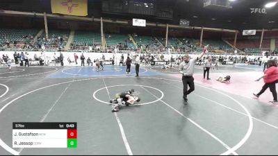 57 lbs Consolation - Joshua Gustafson, New Mexico Bad Boyz vs Rykker Jessop, Corvallis