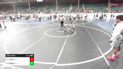 46 lbs Semifinal - Chelsea Lucero, Hammer House Mafia vs Ashe Padilla, Wolfpack Wr Ac