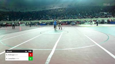 160 lbs Round Of 64 - Steve Hidrogo, Santa Fe South vs Kristian Lewellen, Harrah