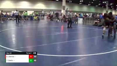 220 lbs Round 3 (8 Team) - Elijah Dennis, FCA Empowered vs Terrance Davis, Ohio Titans Gray