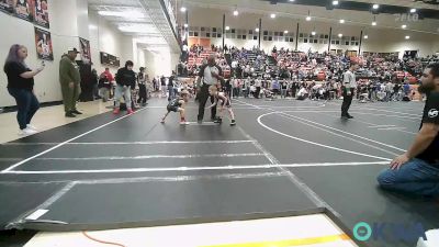 46 lbs Consi Of 4 - Bryker Smith, Tahlequah Wrestling Club vs Nicholas Evans, Jenks Trojan Wrestling Club