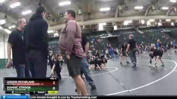 110 lbs Round 1 (6 Team) - Jakson McFarland, Columbus Wrestling Organization vs Dominic Stinson, Midwest Destroyers