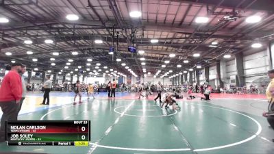 96 lbs Rd# 9- 2:15pm Saturday Final Pool - Job Soley, Kentucky Jokers vs Nolan Carlson, Terps Xtreme