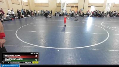 39 lbs Cons. Semi - Griffin McGuire, Evanston Elite Wrestling vs Dawson McMahon, Shootbox