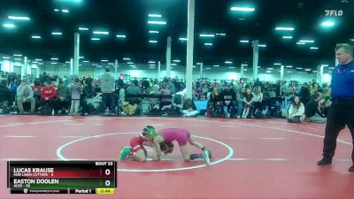 52 lbs Round 7 (10 Team) - Lucas Krause, Fair Lawn Cutters vs Easton Doolen, ACES