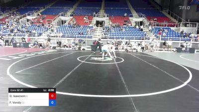 132 lbs Cons 32 #1 - Destiny Isaacson, Idaho vs Faith Vondy, Colorado