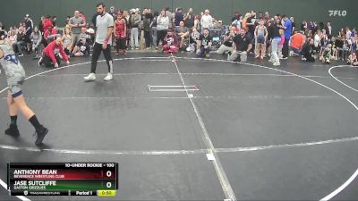 100 lbs Round 2 - Jase Sutcliffe, Gaston Grizzlies vs Anthony Bean, Reverence Wrestling Club