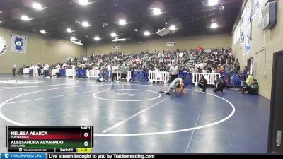 143 lbs Champ. Round 1 - Melissa Abarca, Porterville vs Alessandra Alvarado, Highland