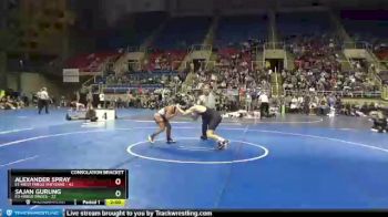 132 lbs Semis & 1st Wb (8 Team) - Alexander Spray, E1-West Fargo Sheyenne vs Sajan Gurung, E3-Fargo Davies