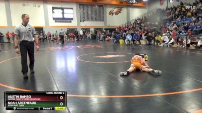 82 lbs Cons. Round 2 - Noah Arceneaux, Jesup Mat Club vs Austin Rambo, Center Point Storm Wrestling