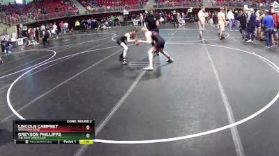 110 lbs Cons. Round 2 - Greyson Phillipps, The Best Wrestler vs Lincoln Campney, Nebraska Boyz