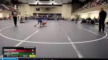 93 lbs Finals (2 Team) - Isaiah Engels, Northfield vs Kaden Lindquist, Owatonna