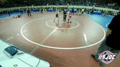 64 lbs Consi Of 16 #2 - Ted Fugett-Henry, Comanche vs Kade Cole, Coweta Tiger Wrestling