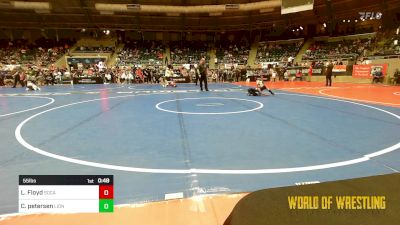 55 lbs Consi Of 8 #2 - Lukas Floyd, SoCal Hammers vs Cayden Petersen, Lions Wrestling Academy