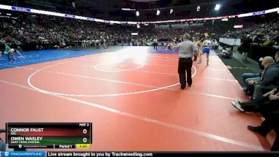 D2-160 lbs Quarterfinal - Owen Wasley, Saint Croix Central vs Connor Faust, Kiel