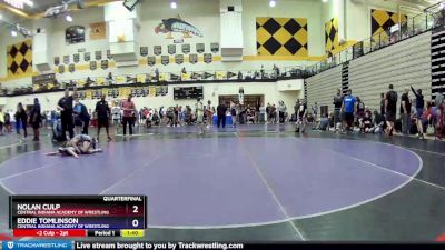 77 lbs Quarterfinal - Nolan Culp, Central Indiana Academy Of Wrestling vs Eddie Tomlinson, Central Indiana Academy Of Wrestling