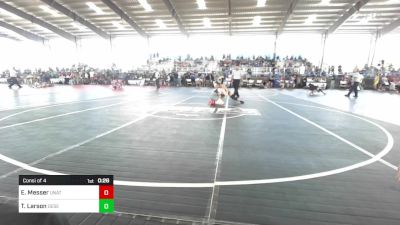 123 lbs Consi Of 4 - Ezrah Messer, Unattached vs Tyler Larson, Desert Dogs Wrestling