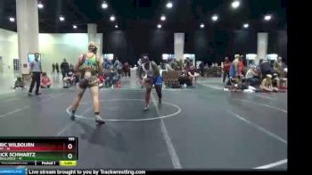 195 lbs Round 6 (8 Team) - Kedtric Wilbourn, Team Clay vs Garrick Schwartz, Deland Bulldogs