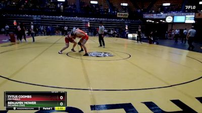 174 lbs Cons. Round 4 - Benjamin Mower, Oklahoma State vs Tytus Coombs, CSU-Pueblo