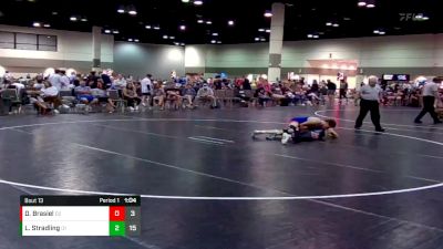 138 lbs Round 5 (6 Team) - Louden Stradling, Michigan Blue vs Drake Brasiel, Ohio Titan Gold