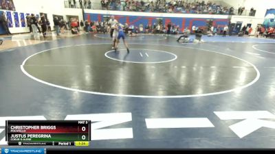 98 lbs Cons. Round 2 - Christopher Briggs, Pocatello vs Justus Peregrina, Coeur D Alene