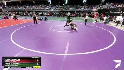 6A 165 lbs Cons. Round 1 - Haby Adeogun, Prosper Rock Hill vs Paris Gonzalez, San Antonio Reagan