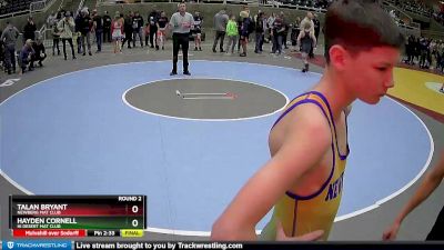 94 lbs Round 2 - Talan Bryant, Newberg Mat Club vs Hayden Cornell, Hi Desert Mat Club