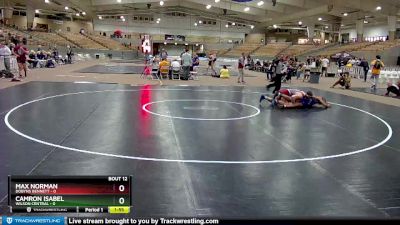 160 lbs 3rd Place - Camron Isabel, Wilson Central vs Max Norman, Dobyns Bennett