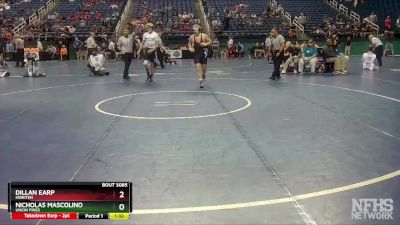 3A 182 lbs Champ. Round 1 - Nicholas Mascolino, Union Pines vs Dillan Earp, Hibriten