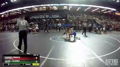 2A 113 lbs Semifinal - Vaniel Caceres, Lincoln vs Camren French, Charlotte Hs