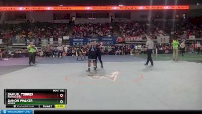 D 1 195 lbs Semifinal - Danon Walker, Airline vs Samuel Torres, Northshore