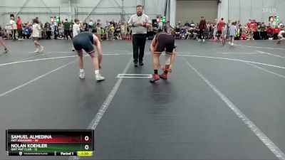 160 lbs Round 2 (4 Team) - Samuel Almedina, Mat Assassins vs Nolan Koehler, Grit Mat Club