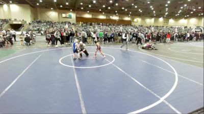 61 lbs Quarterfinal - Cruz Gaytan, Toppenish USA vs Brady Macfarlane, Intermountain