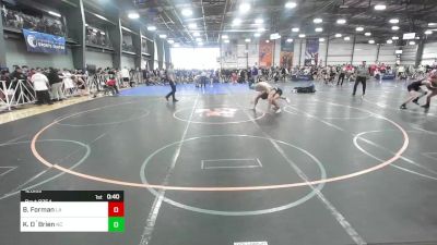 126 lbs Consi Of 64 #2 - Brayden Forman, LA vs Kevin O`Brien, NC