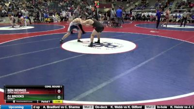 5A 190 lbs Cons. Round 1 - Ben Ridings, Little Rock Christian vs Dj Brooks, Searcy