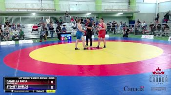 80kg 1st Place Match - Daniella Papia, Windsor WC vs Sydney Shields, Lethbridge Amateur WA