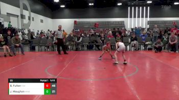 55 lbs 2nd Wrestleback (8 Team) - Jett Maughon, Minions Green (GA) vs Brady Fulton, Team Ohio (OH)