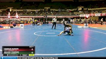 149 lbs Round 1 (3 Team) - Charles Hudson, Liberty University vs Brooks Coleman, Marymount University