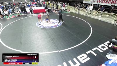 132 lbs Cons. Round 4 - Yahir Morales, California vs Brian Miller, Palo Alto Elite WC