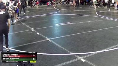 95 lbs Cons. Round 3 - Jaxzon Matteo, Norfolk Jr Wrestling Club vs Braxton Wilson, The Best Wrestler