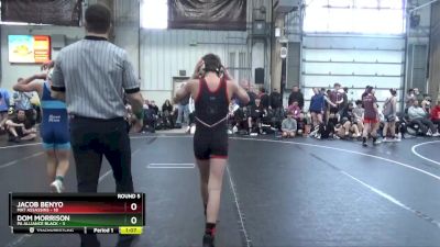 92 lbs Round 5 (8 Team) - Jacob Benyo, Mat Assassins vs Dom Morrison, PA Alliance Black