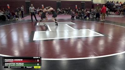 190 lbs Round 3 - Madison Andrew, North Scott vs Samantha Murray, West Delaware, Manchester