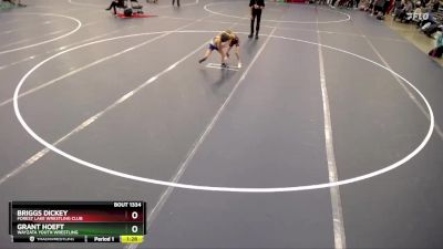 Cons. Semi - Briggs Dickey, Forest Lake Wrestling Club vs Grant Hoeft, Wayzata Youth Wrestling